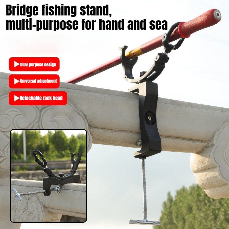 Fishing Kayak Rod Holder - 360 ° Supporto Girevole Regolabile per