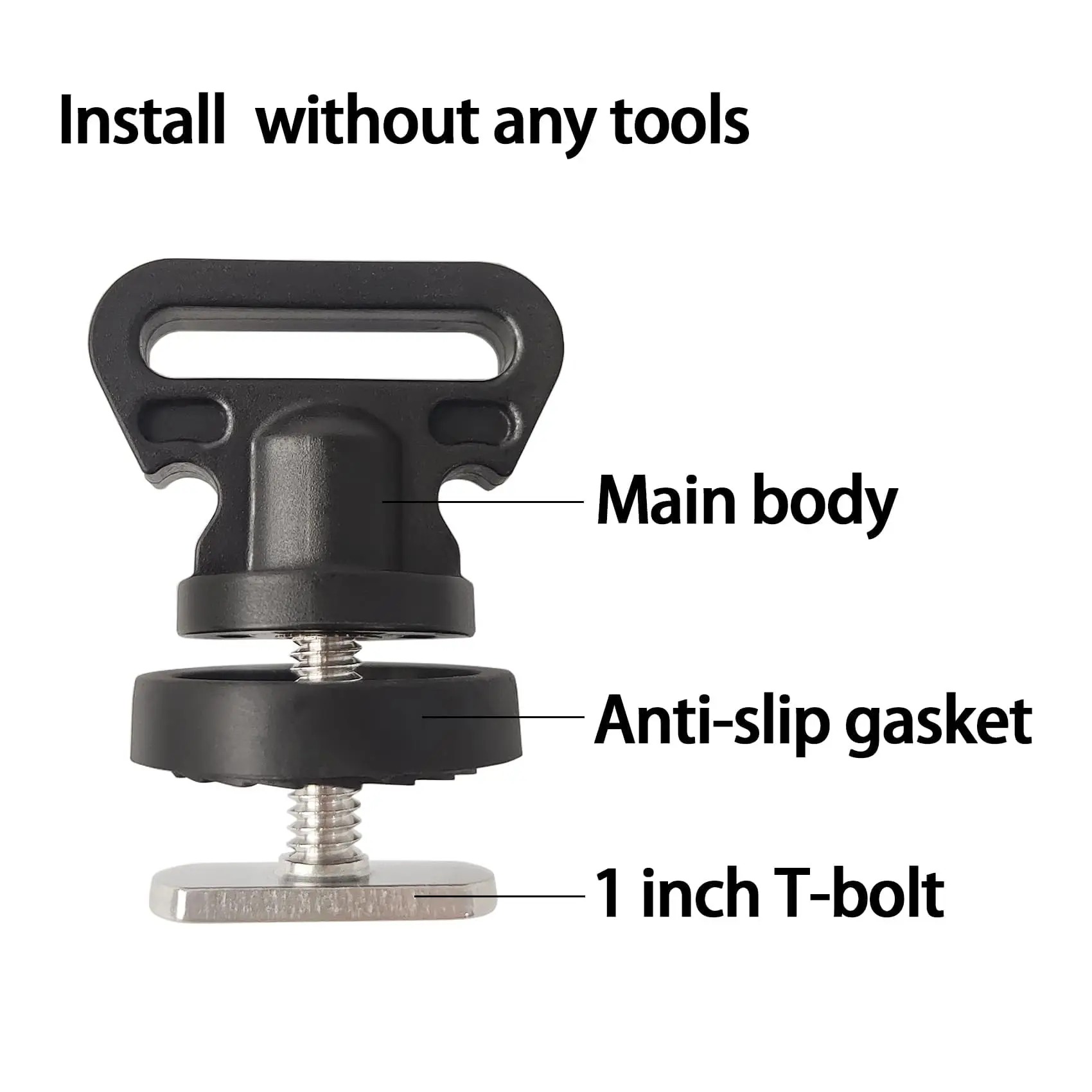 Fishing Kayak Rod Holder - Tie down per kayak, supporto per